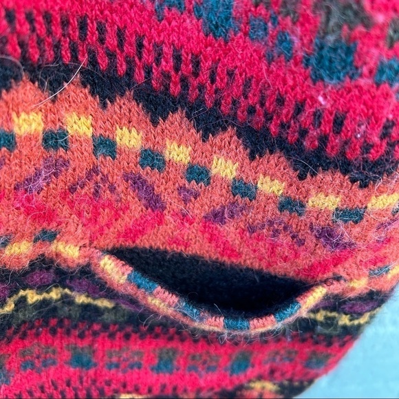 Peruvian Connection Alpaca Sweater Vest - Multi-color Size S - Picture 4 of 4